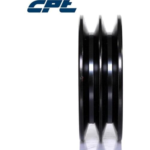 CPT brand SPA belt steel pulley wheel, 68.5mm outside diameter, 1008 cast iron taper bush, 8-25mm shaft diameter available