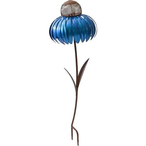 Coneflower Bird Feeder Stake Decorative Patio Courtyard Wildbird Essentials