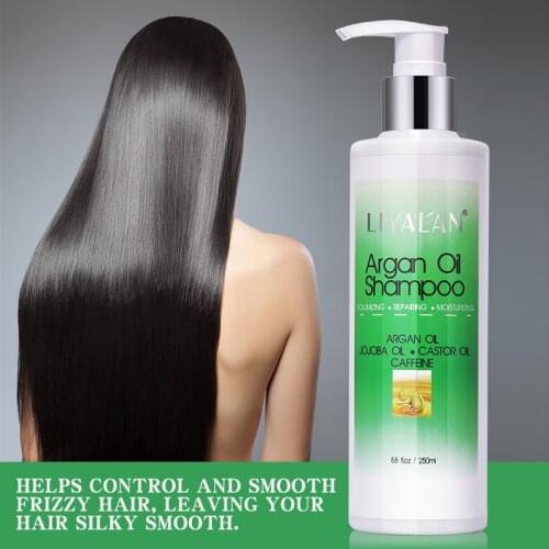 LIYAL'AN Argan Oil Morocco Shampoo Anti Hair Loss Hair Care Repair Nourish Smoothing Pure Natural Organic 250ML