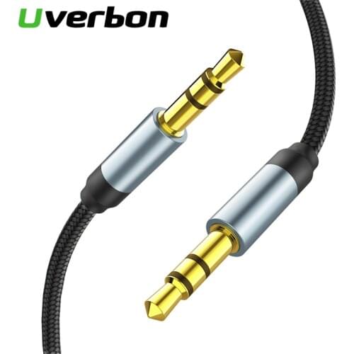 Nylon 3.5mm AUX Male-To-Male Audio Cable Braided Cable Car Phone Headset Audio Cable Headset MP3 AUX Extension Cable