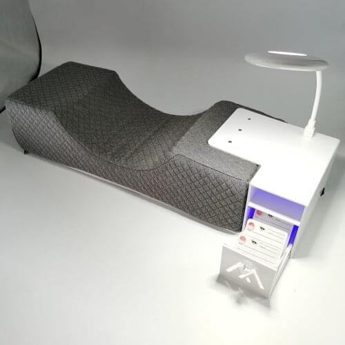 Eyelash Extension Pillow Flannel Memory Foam Grafting Eyelashes Makeup Tools Lash Pillow Accessories Headrest Curve Neck Support