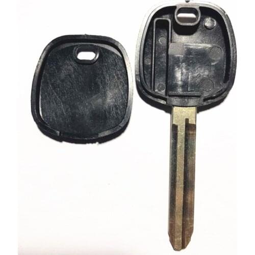 Car Key Blank with Long Place for Chip For Toyota Camry Highlander Toy43 Blade Transponder Key Shell Cover Fob