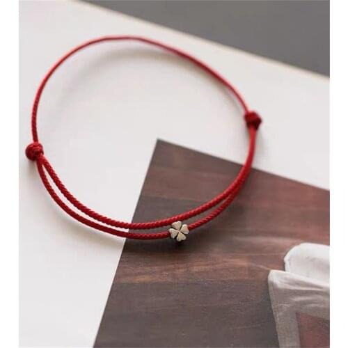 SayMakerLace Bracelets Red Thread