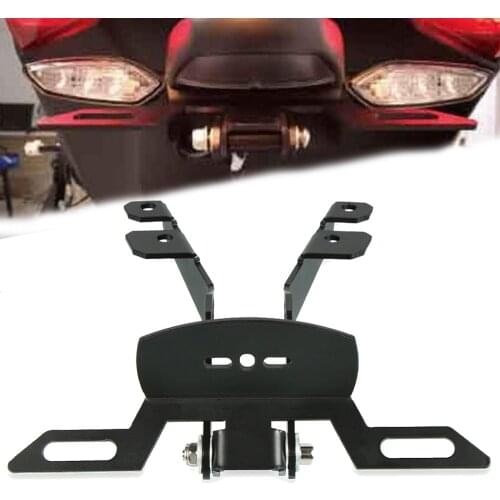 Motor Scooter For Yamaha TMAX 530 T-MAX 530 2017 2018 tmax530 CNC Adjustable Angle Aluminum License Number Plate Holder Bracket