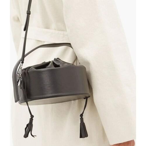 Drawstring Bucket Bag 2021 Mini Brands Leather Crossbody Bags For Women High Quality Shoulder Bag Designer Handbags Luxury