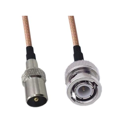 TV Male to BNC Male Connector Pigtail Jumper RG316 Cable 50 ohm