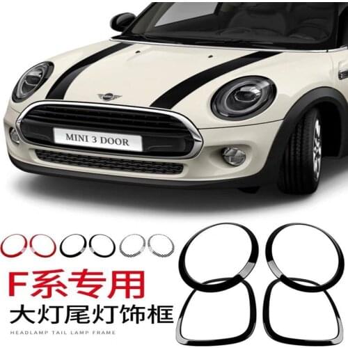 Car Headlight Decoration Frame Rear Light Sticker Car Styling For BMW MINI Cooper one+ S Clubman Coutryman F54 F55 F56 F60 Jcw