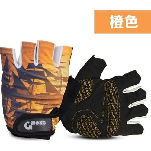 MOKE Cycling Gloves Half Finger Mens Womens Summer Bike Bicycle Gloves Nylon Sport Mountain Bike Gloves Guantes Ciclismo 4color