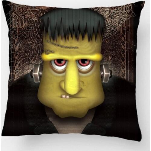Funny Frankenstein Halloween Costume Throw Pillow Case Decorative Cushion Cover Pillowcase Customize Gift By Lvsure For Car Sofa