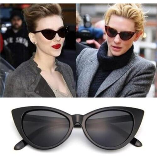 DCM Fashion Cat Eye Sunglasses Retro Vintage Women CatEye Style Brand Designer Ladies Sun glasses UV400