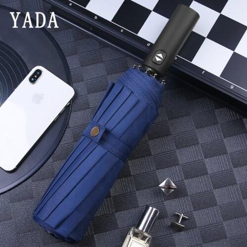 YADA 12 Bones Folding Automatic Umbrella For Women UV Foldable Rainproof Protection Umbrella Parasol Rain Sun Umbrellas YD311