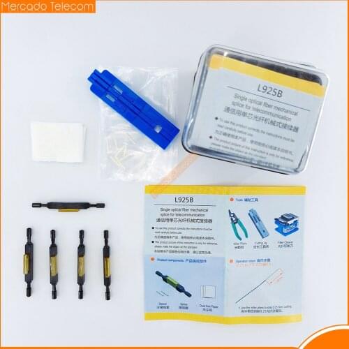 10pcs 20pcs 50pcs lot L925B Fiber Optic Quick Connector Optical Fiber Mechanical Splice for Drop Cable cold connector