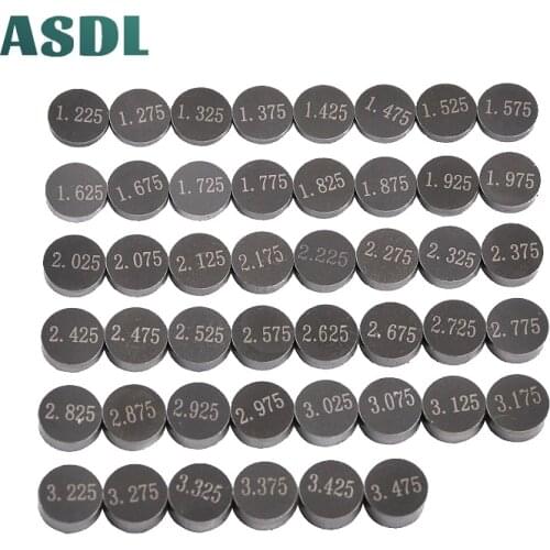 5Pcs Adjustable Valve Shim 7.48mm Complete Refill Kit