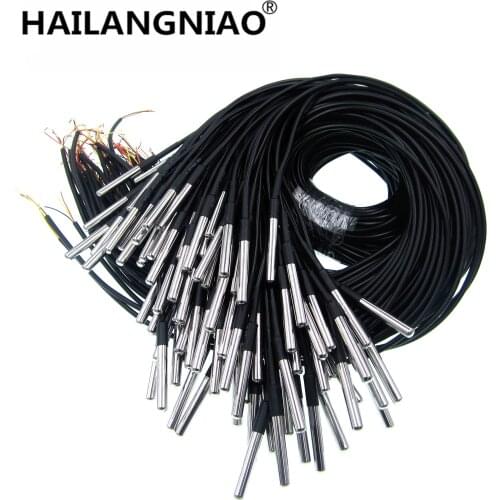 50pcs Stainless steel package Waterproof DS18b20 temperature probe temperature sensor 18B20