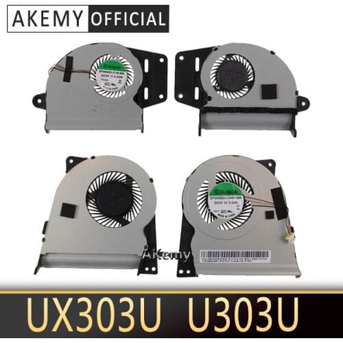 Akemy New Original CPU Cooling heatsink Fan For ASUS U303U UX303U UX303UB UX303UA U303UA U303UB VGA CPU fan Cooler