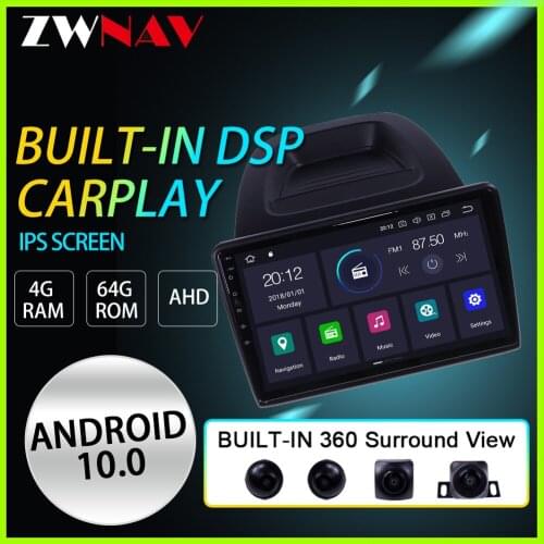 ZWNAV Android 10 PX6 Car Radio for Ford Ecosport 2018 car dvd player gps navigation car accessory unit 360 Camera Autoradio