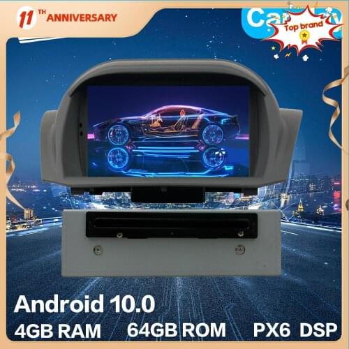 For Ford Fiesta 2013 -2016 Android 10 4+64GB Car Multimedia Player Radio GPS Navigation Car Stereo IPS Touch Screen Headunit DSP