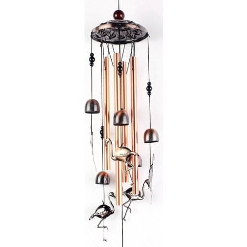 Home Decorative Ornament Wind Chime Vintage Animal Shape Metal Melodious Hanging Windchime Pendant Bell