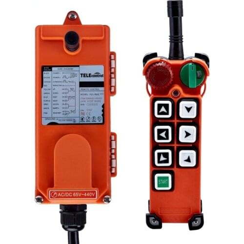 F21-E2 6 Buttons Single Speed Hoist Crane Wireless Remote Control Uting Telecontrol