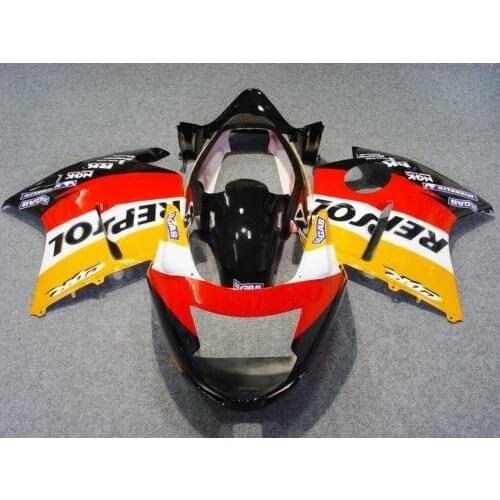 Motorcycle Injection ABS Orange Red Repsol Full Fairing Kit For Honda CBR1100XX 1997 1998 1999-2005 2006 2007 CBR1100 97-07