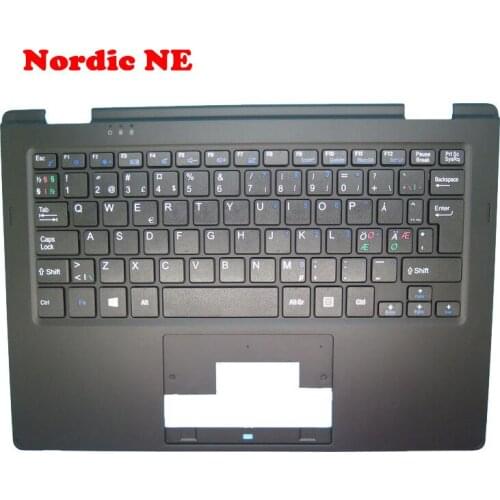 Laptop PalmRest&keyboard For MEDION AKOYA E2216T E2216 T MD99940 MD60900 30023133 United Kingdom UK/Nordic/English UI keyboard