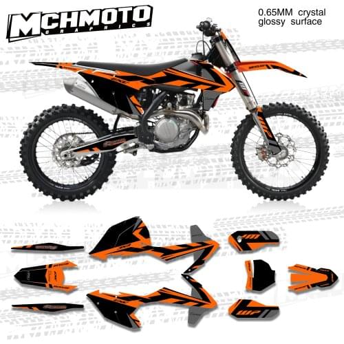 MCHMFG for KTM 125 250 300 350 450 SX SXF 2016 2017 2018 EXC EXCF XCW 2017 2018 2019 Graphics Backgrounds Stickers Kit Decal