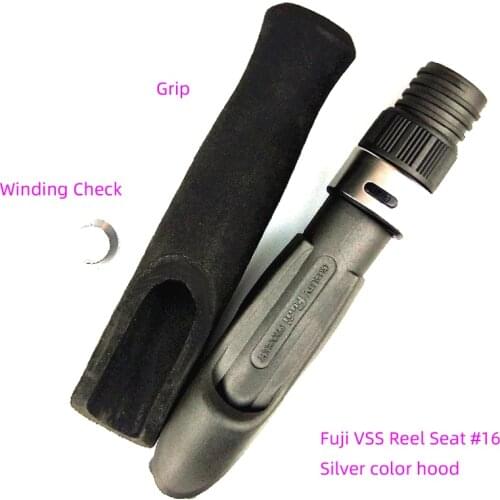 NooNRoo FUJI VSS 16# reel seat +EVA Grip+ trim ring FUJI VSS 16# REEL SEAT Handle set