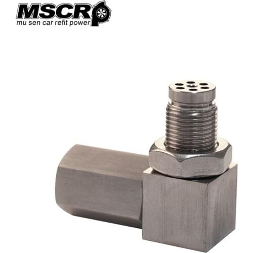 O2 Oxygen Sensor CEL Eliminator Angled Extender Spacer 90 Degree M18X1.5 Bung-YX01414