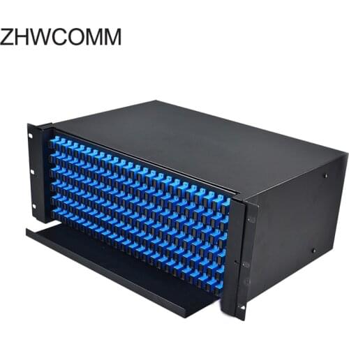 19 inch 144 core Pull type optical fiber distribution frame SC port Rack Mounted Indoor fiber patch panel