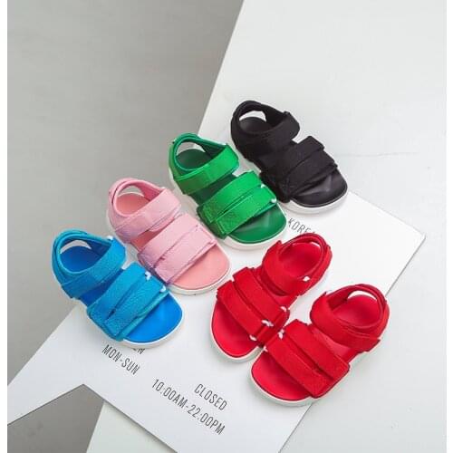 Baby Comfortable Sandals 2020 Summer New Boy Girls Beach Shoes Kids Casual Sandals Children Fashion Sport Sandals Size 21-37