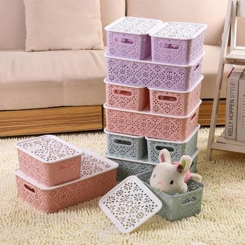 Kitchen Storage Basket Sundry storage box Makeup organizer cosmetic organizer student desktop storage box bathroom accessories