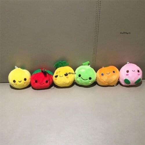 Mix Random Fruits , Vegetable Bag Charm Pendant Plush TOY , Small DOLL