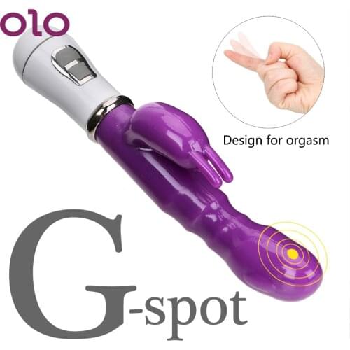 OLO Rabbit Vibrator For Women G-spot Massager Clitoris Stimulator Female Masturbator Sex Products Sex Toys 12 Vibration Mode
