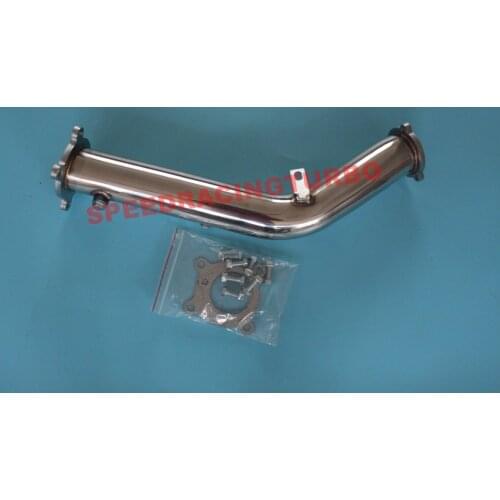 08-12 EXHAUST DONWPIPE FOR A4 A5 Q5 B8 2.0T STAINLESS STEEL EXHAUST TURBO DOWNPIPE W/ O2 SENSOR