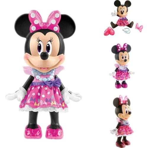 1pieces/lot big 32cm mouse pvc doll Joints can move diy gift Childrens toys