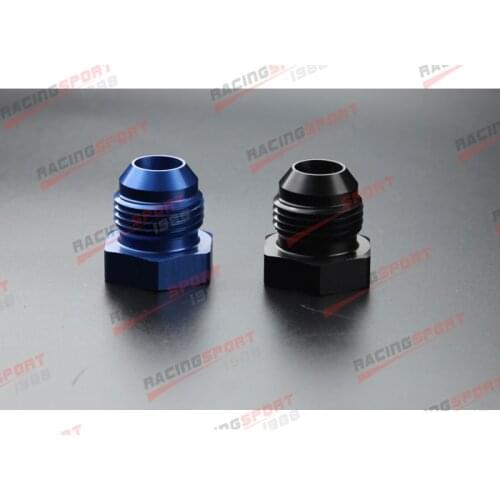 -10 AN Male AN10 Flare Plug Fitting Aluminum AN Plug