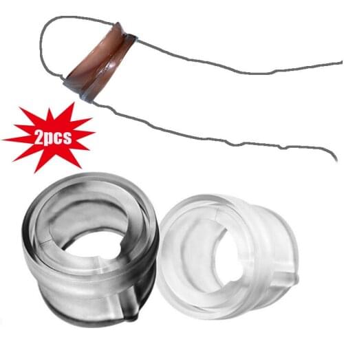 2PCS/Set Foreskin Correction Cock Rings Delay Ejaculation Sex Toys for Men Chastity Device Penis Rings Scrotum Cockrings