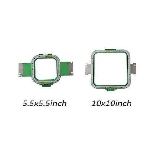 Size 5.5"x5.5" and 10"x10" 2pcs Tajima mighty hoop Embroidery frames 355mm arm width Tajima Magnetic hoop frames