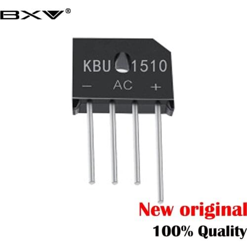5PCS/LOT KBU1510 KBU-1510 15A 1000V ZIP Diode Bridge Rectifier new and original