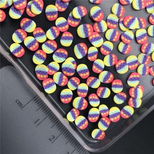 60g Easter Eggs Polymerclay,Soft Clay Sprinkles For Kids Diy/Craft Diy Making/Nail Art/Scrapbook Decoration/Craft Filler