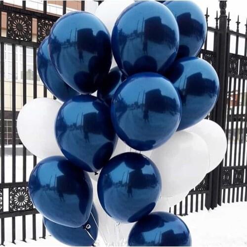 61PCS Deep Blue Ballon Set Birthday Decoration Kids Air Helium Latex Balloons Wedding Festival Party Home Decoration Accessories