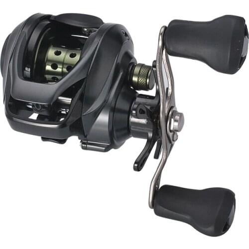 7.2:1 Baitcast Fishing Reel Bait Casting Wheels Metal Rock Fishing Vessel Aluminum Alloy 19 1B 8KG Max Drag Carrete De Pesca