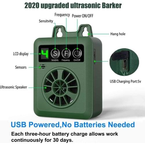 Anti Barking Control Device Bark Stop Repeller Harmless Mini Deterrents Silencer for Dog J2Y