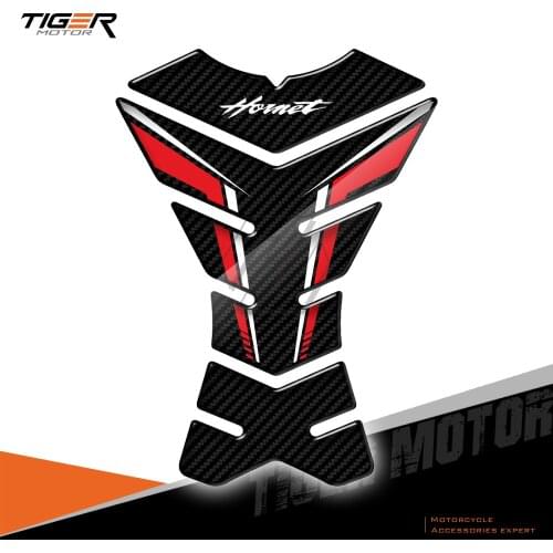 For Honda Hornet CB600F CB650F CB250 CB1000R 3D Carbon-look Motorcycle Tank Pad Protector Sticker