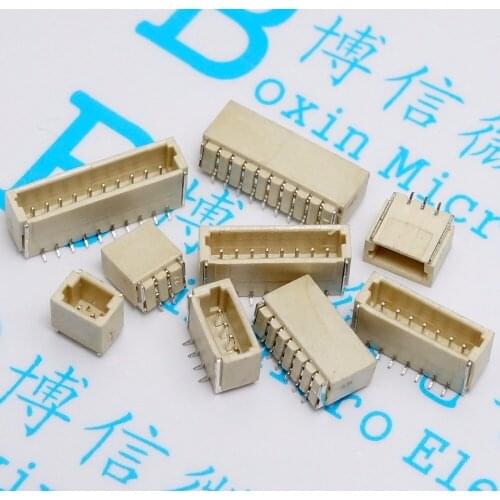 Li posted 1.0mm connector SH1.0 pitch connector 2P/3P/4P/5P/6P/7P/8P socket vertical placement
