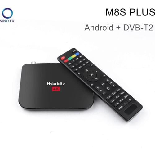 Mecool M8S Plus DVB-T2 Android + DVB-T2 combo media player Android 9.0 AML S905X2 2G/16G