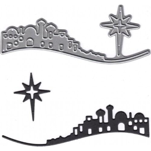 Bethlehem Jesus Way Metal Cutting Dies Stencils For DIY Scrapbooking Decorative Embossing Suit Paper Card Die Cutting Template
