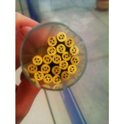Multi-hole Brass/copper electrode multi channel brass /copper electrode for EDM drilling machine , length of 400MM