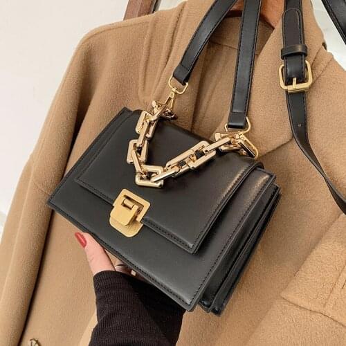 Fashion Shoulder Bag Female Crossbody Handbag Messenger Flap Bag Gold Chain Chic Luxury Bag Women Handbag