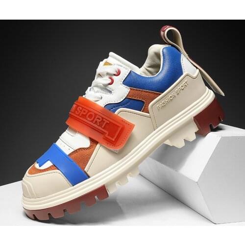 High Quality Autumn Men Shoes Platform High Heels Casual Male Sneakers Chunky Shoes Sports Walking Breathable Mesh Trainers